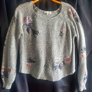 Woven Heart Sweater